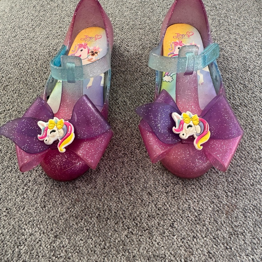 JoJo Siwa Pink and Purple Unicorn Glitter Shoes